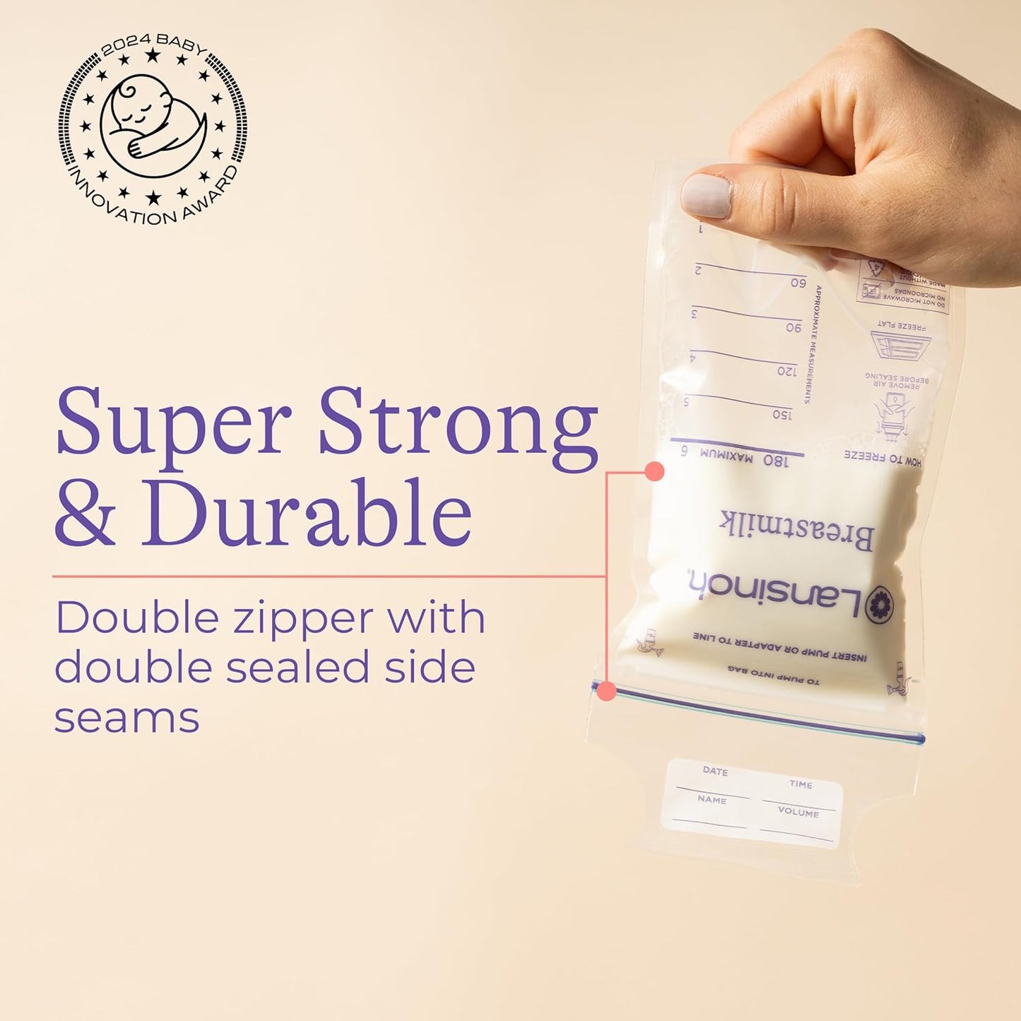 50 Ct Breastmilk Storage Bags