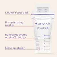 50 Ct Breastmilk Storage Bags