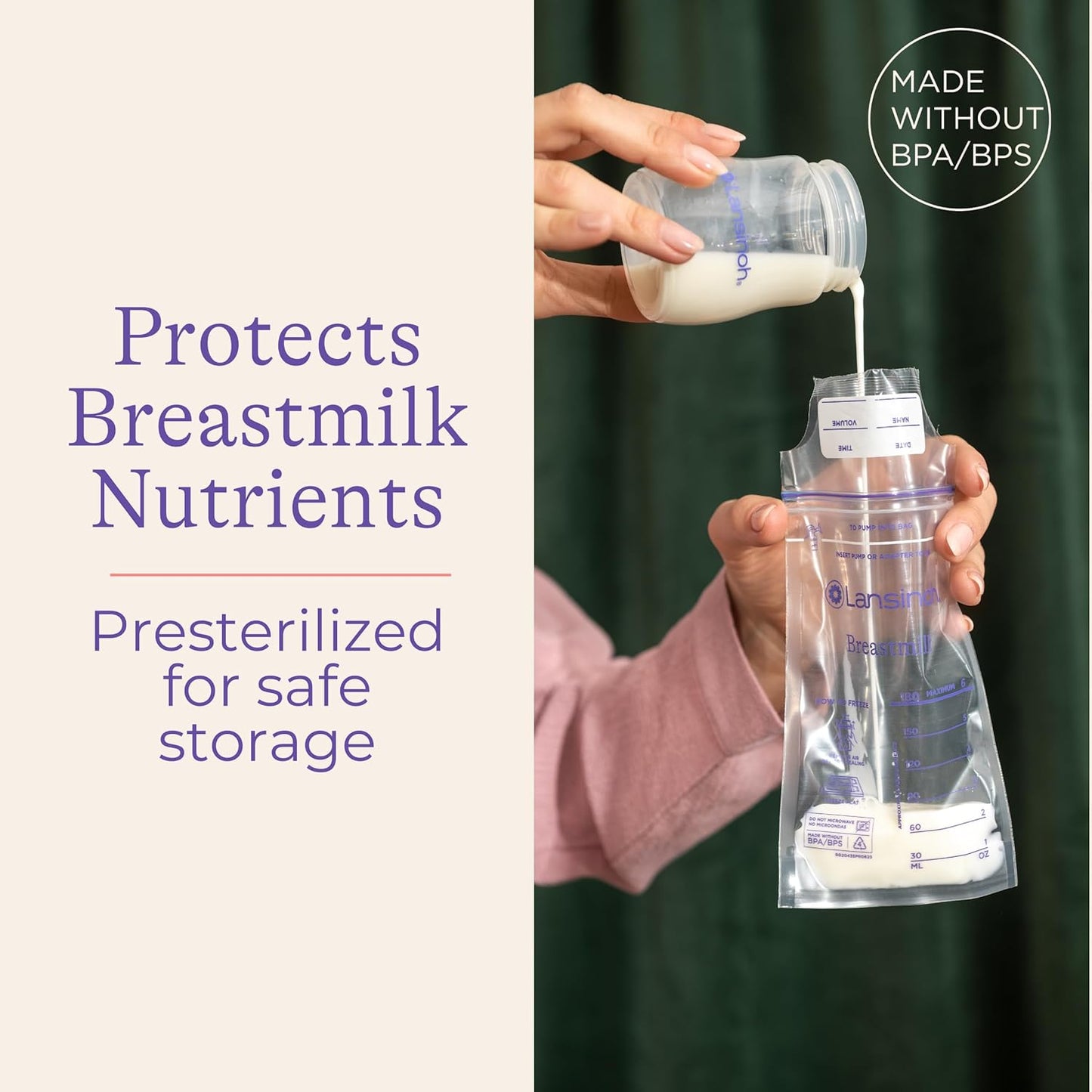50 Ct Breastmilk Storage Bags